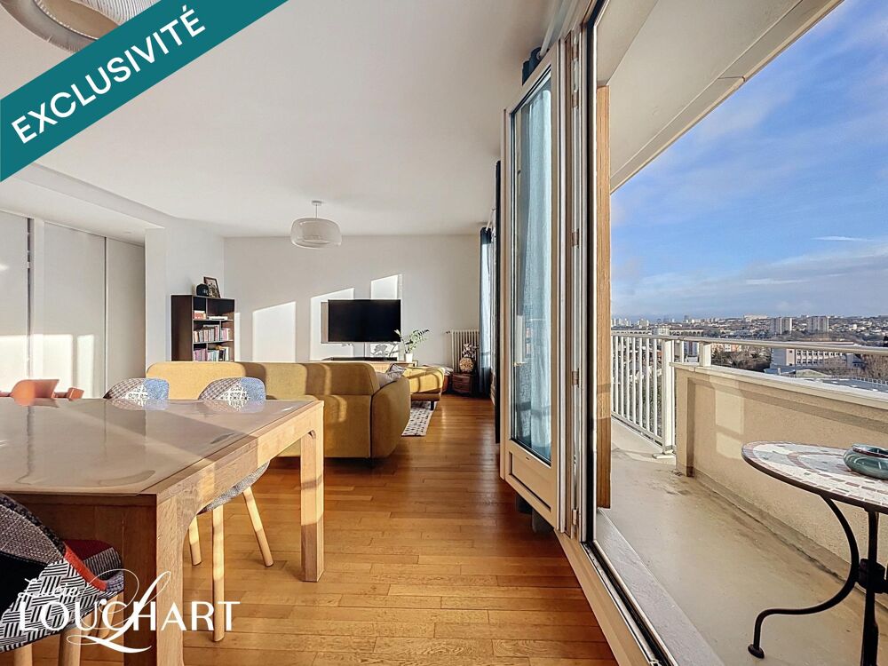 Appartement familial Dernier étage rénové par un architecte