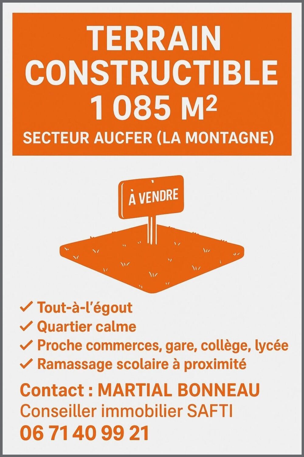 Vente Terrain Plus de 1000 m² de potentiel pour concrétiser votre projet de vie ! Rieux
