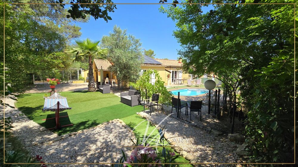 Vente Maison Rocbaron : Maison individuelle de 202 m² sur un terrain de 1703 m² avec 6 chambres, piscine, garage, T2 indépendant…... Rocbaron