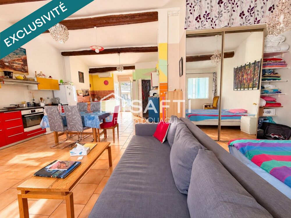 Vente Appartement Grand T2 - 3ème et Dernier étage sans ascenseur - 50m du Vieux Port - Balcon Marseille 1
