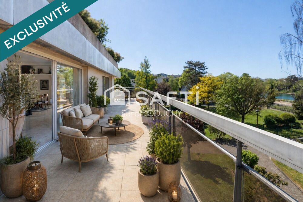 Appartement dexception face à la Marne avec terrasse panoramique de 123 m² et rooftop privatif de 86 m²