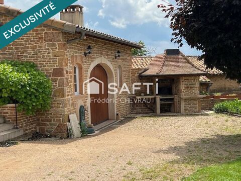   Maison en pierre 4 chambres + studio sur Charnay les M�con  avec un vue sur Solutr� Maison - 6 pi�ce(s) - 260 m�