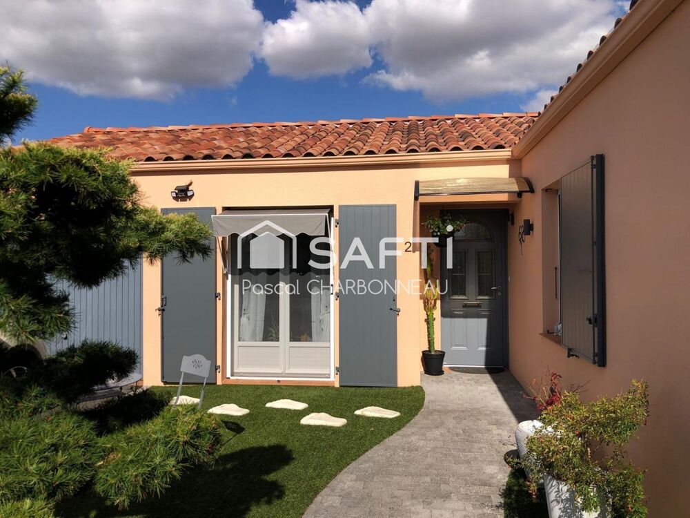 Vente Maison PLAIN PIED 3 CHAMBRES GARAGE CARRELE ASSAINNISSEMENT COLLECTIF Mouilleron-saint-germain