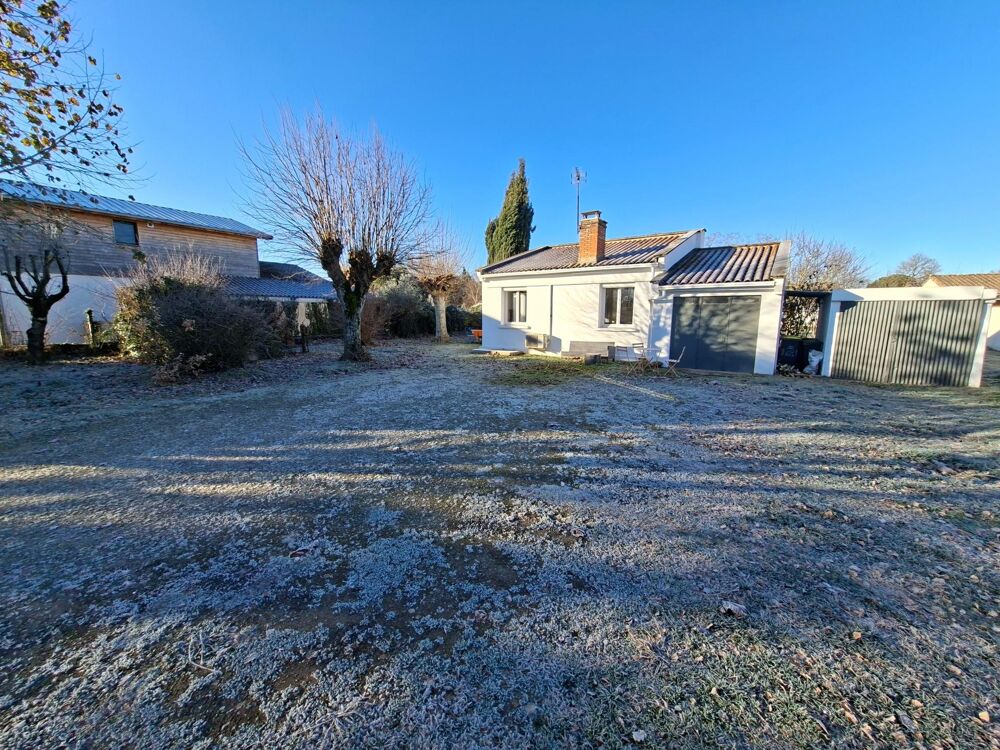 Maison T4 plein pied sur un terrain de 1152m² avec dépendance et garage