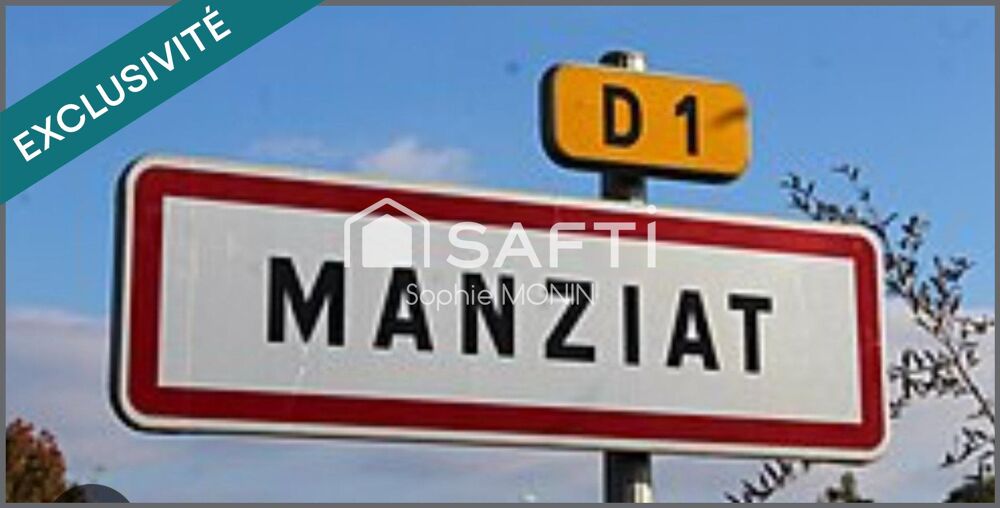 Vente Terrain TERRAIN CONSTRUCTIBLE DE 580M² SUR LA COMMUNE DE MANZIAT Manziat