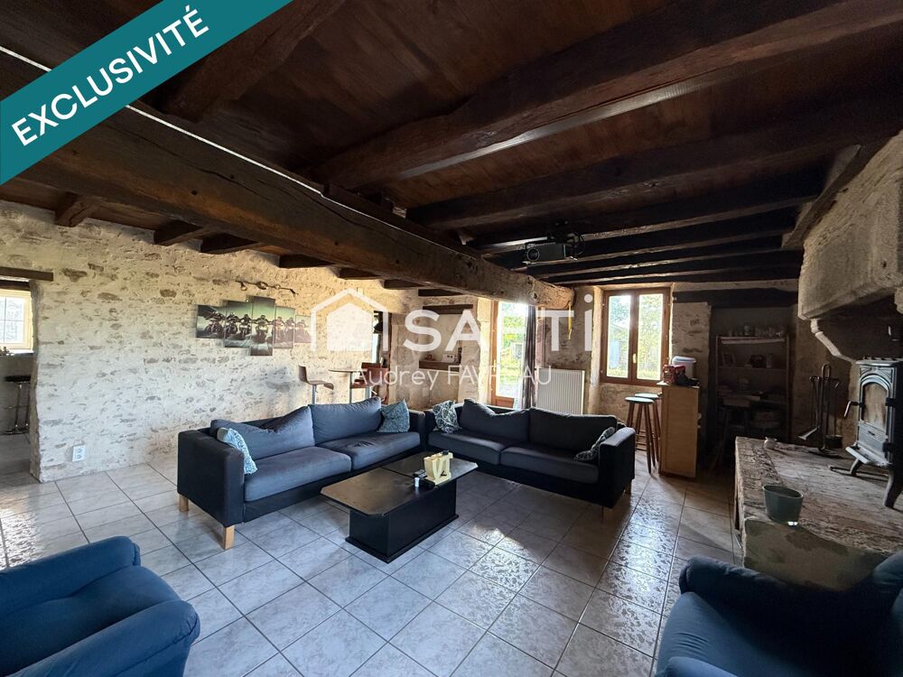 Vente Maison Maison en pierre - 142m2 - Dépendances - Jardin Lageon