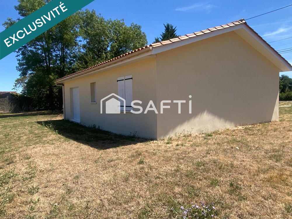 Maison récente avec terrain de 1000 m2