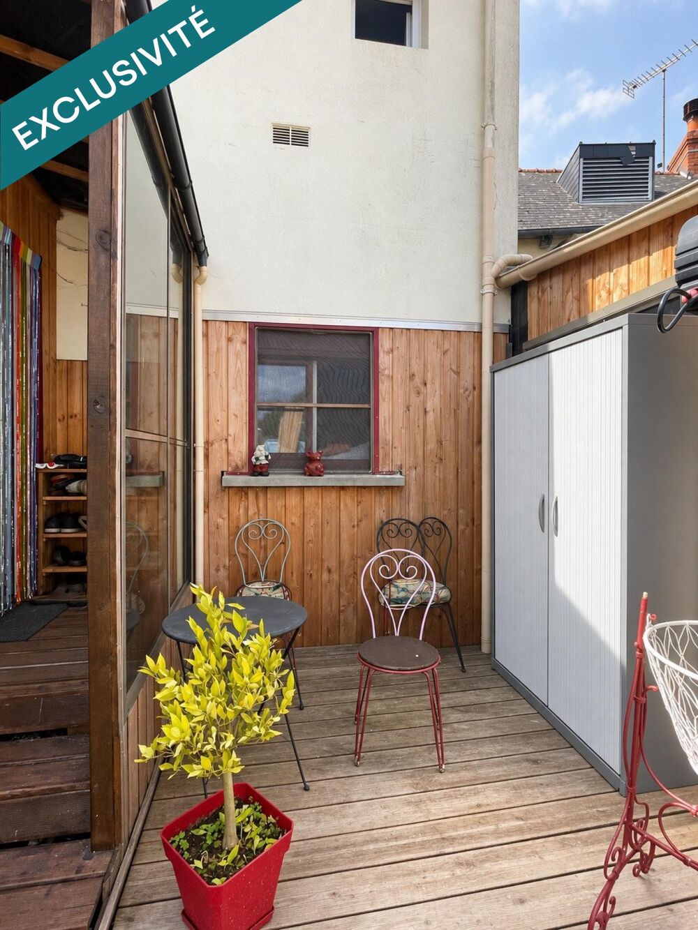 Tout à pied, 4 chambres et 1 jardin à labri des regards