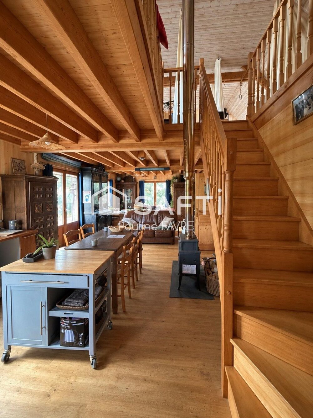 Maison bois écologique, lumineuse et modulable