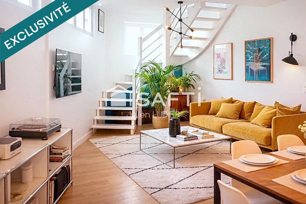 Vente Maison maison loft 3 niveaux, beaux volumes, quartier prisé Paris 20