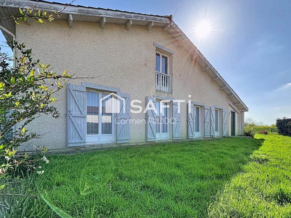 Belle maison landaise familiale avec 4 à 5 chambres, 2 salles de bains, terrasse et grand jardin arboré sans aucun vis-à-vis, of
