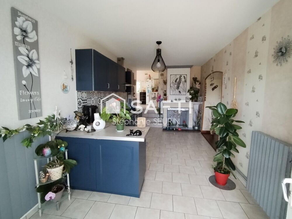 longère avce garage et dépendance; grand jardin