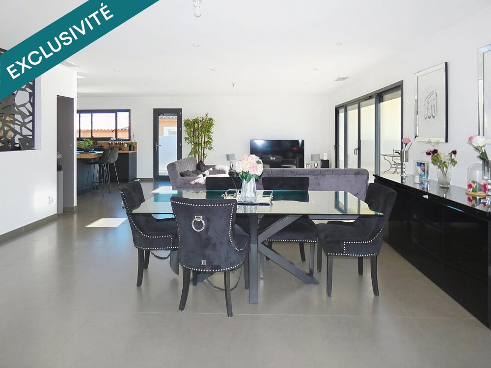Vente Maison Villa plain pied type californien 168m² sur terrain avec pisicine de 896m² Lezignan-corbieres