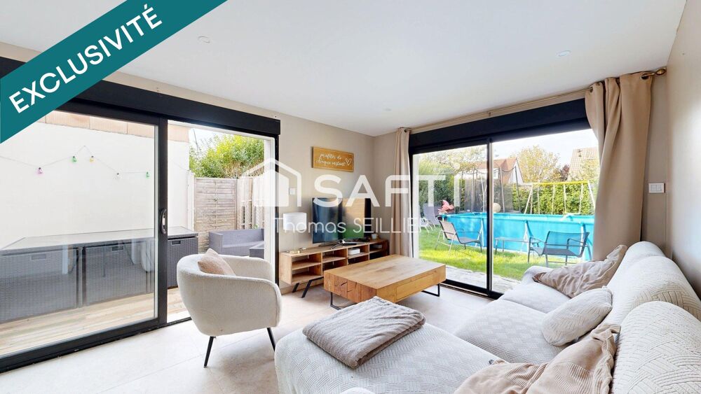 Vente Maison Maison familiale de 114 m² – 3 chambres – Jardin exposé Sud-Ouest – Garage Fretin