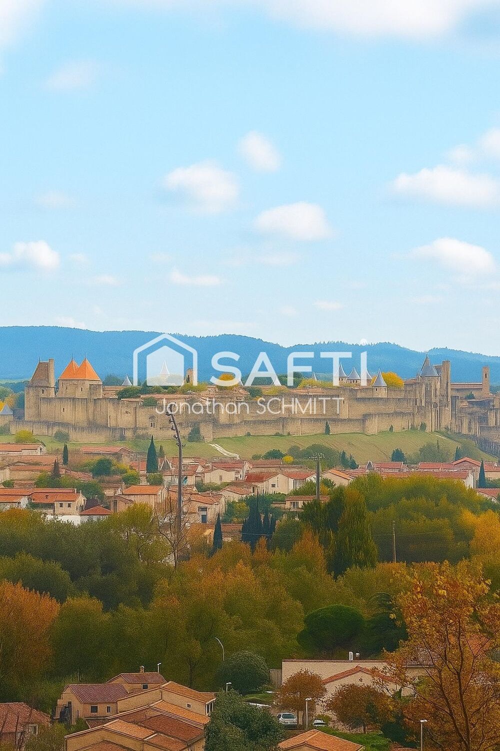 Vue panoramique sur la Cité de Carcassonne