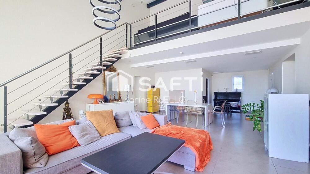 Villa contemporaine 4 faces plain-pied mezzanine