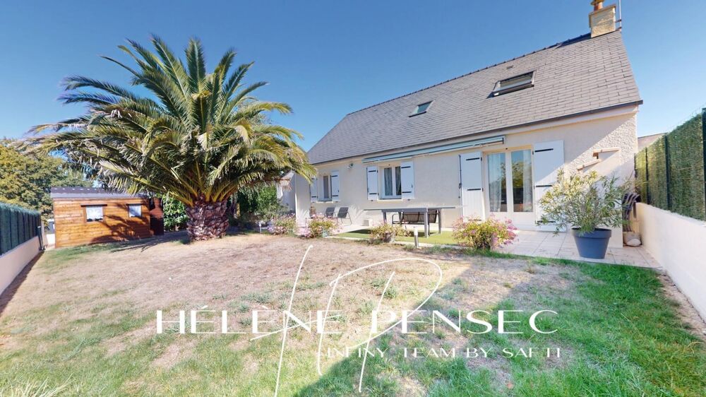 Maison avec vie de plain-pied, 5 chambres, garage et joli jardin clos de 516 m². (visite virtuelle disponible)