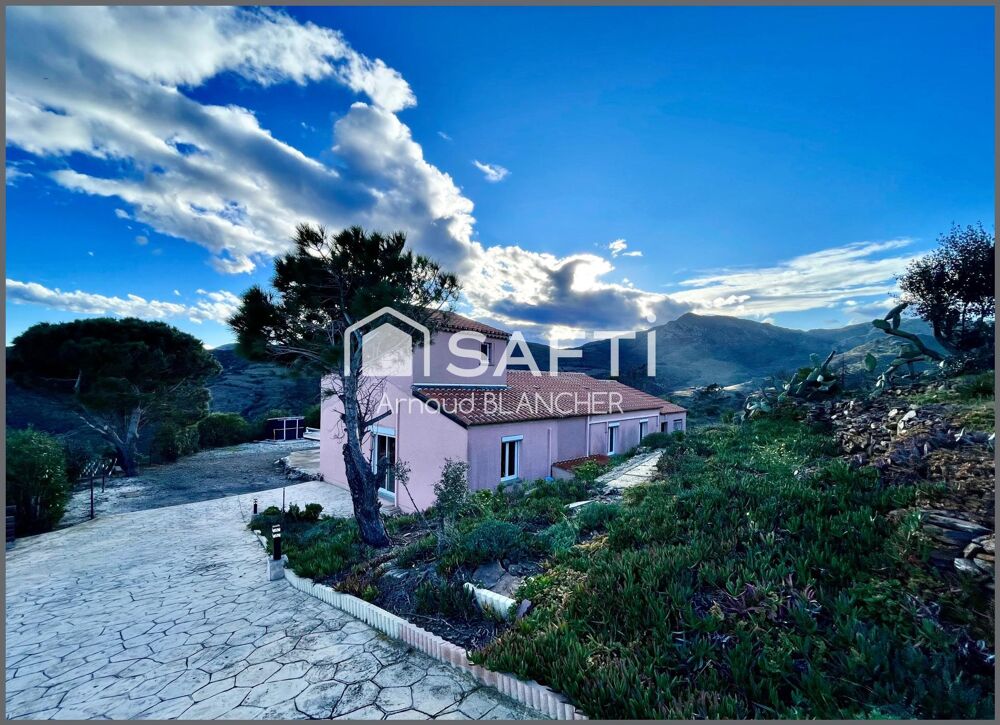 Vente Maison A quelques minutes de l'Espagne, charmante maison avec vue mer et montagne sur les hauteurs de Cerbère Cerbere