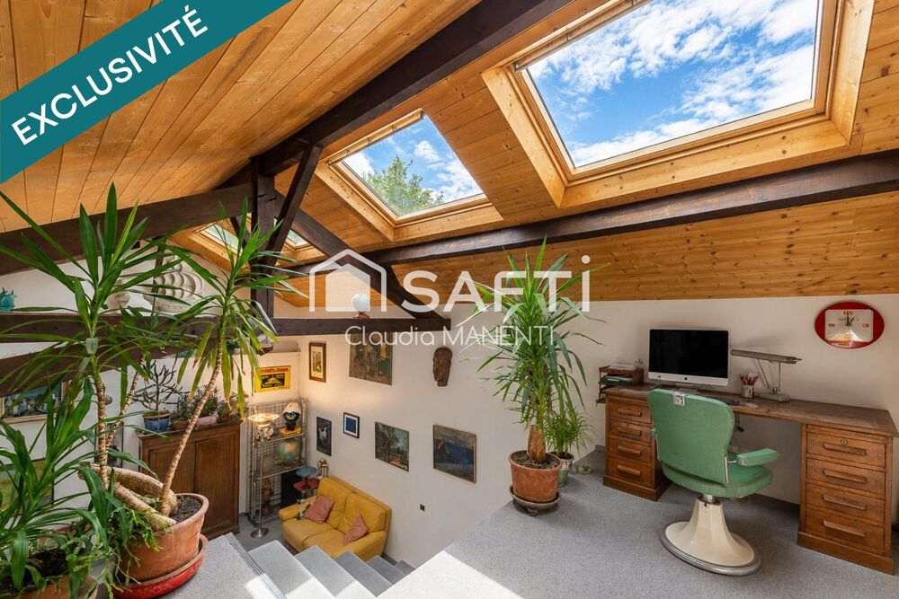 Coup de coeur à Jablines : 174 m², salon cathédrale, appartement indépendant et jardin clos