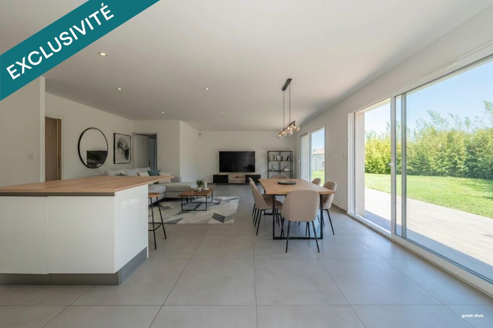 Vente Maison Maison contemporaine de plain-pied – 127 m² – Lespinasse Gagnac-sur-garonne