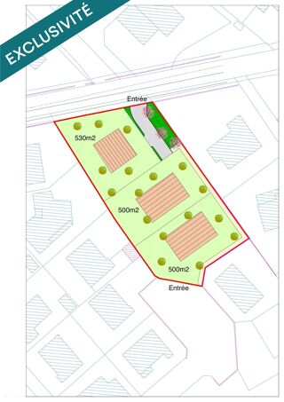  Terrain � vendre 500 m�