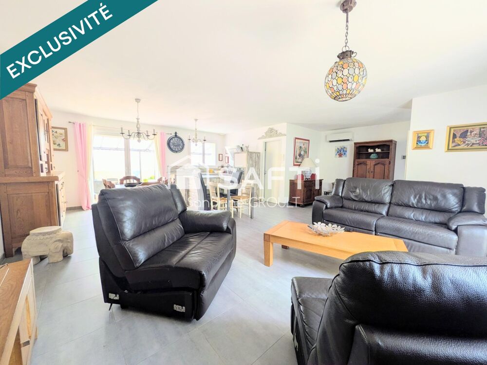 EN EXCLUSIVITÉ- VILLA PLAIN PIED 3 CHAMBRES et GARAGE, SANS VIS à VIS