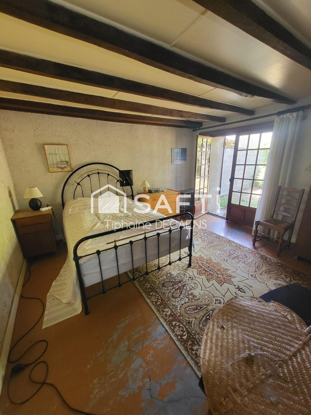Vente Maison maison ancienne avec grand jardin et porche de 126m2 Marigny-marmande
