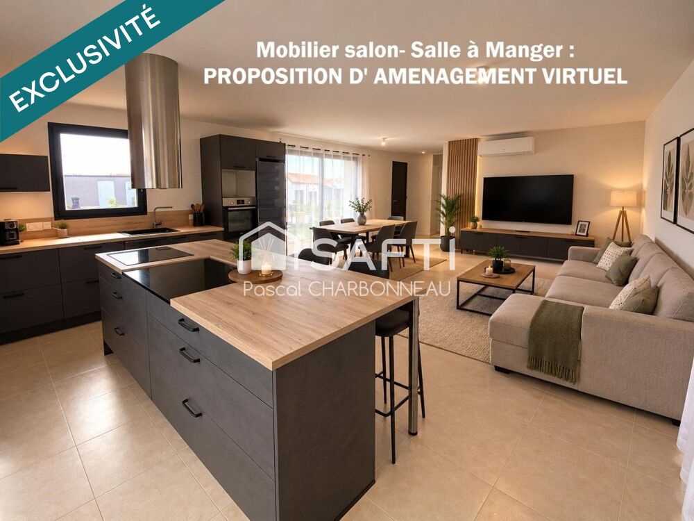 MAISON CLIMATISEE DE PLAIN PIED 2 CHAMBRES AVEC GARAGE ATTENANT