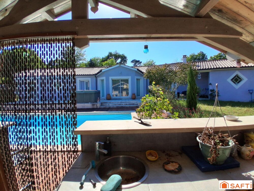 Maison 171m2, 5 chambres, piscine, jacuzzi, garage