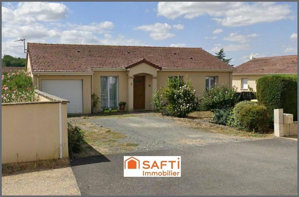 Vente Maison BUXEUIL ST JACQUES - Plain pied 3ch + Jardin Descartes