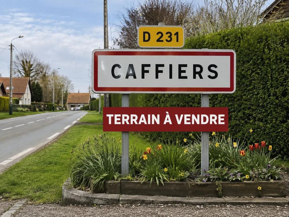 Vente Terrain Terrain (avec garage) constructible et viabilisé de 1 027 m² Caffiers