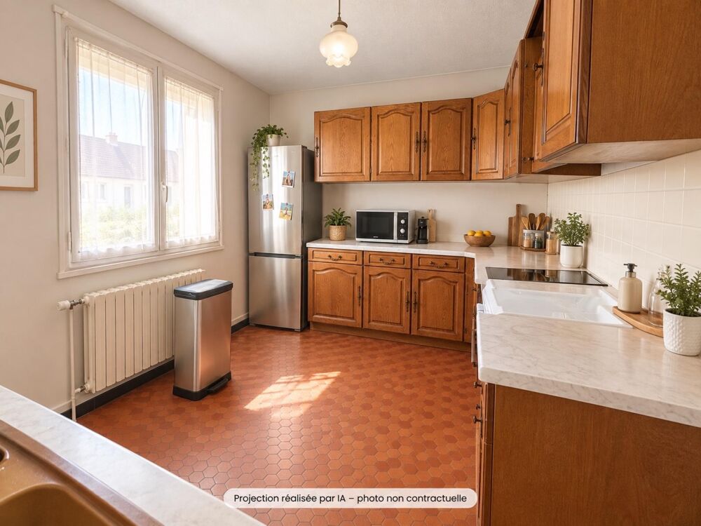 Maison 4 pièces 78 m²  3 chambres  La Loupe