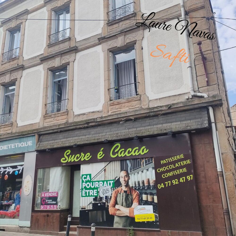 Appartement de type F3 avec cuisine équipée récente avec local commercial au RDC. Pouvant être dissocié offrant la possibilité d