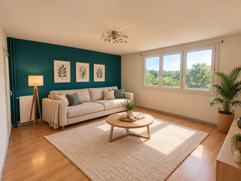 APPARTEMENT 90M² 4 PIÈCES, 3 CHAMBRES, BALCON ET PARKING
