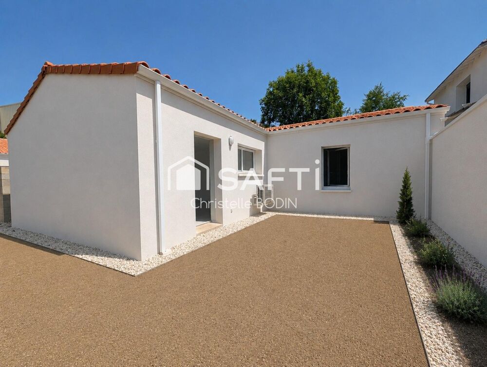 Maison neuve de plain-pied avec jardin et stationnement centre ville d'Aytré