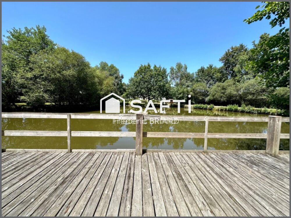 Vente Maison Vairé. Propriété 176m2, terrain 6520m2, 5ch, étang Vairé