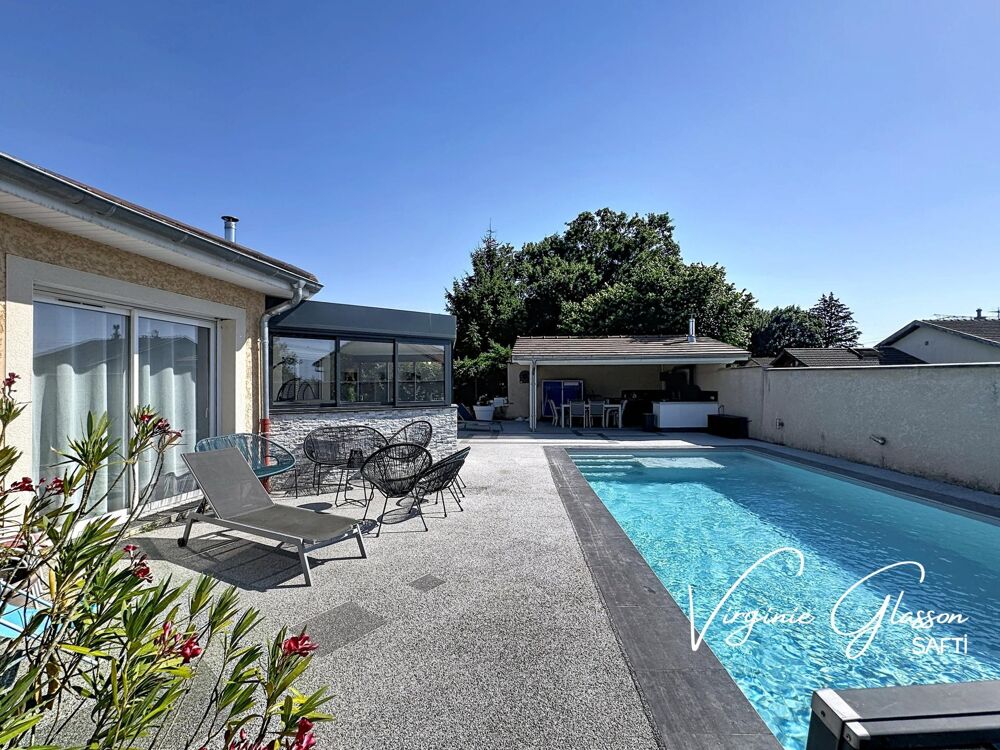 Vente Maison Maison de plain pied 4ch, piscine Heyrieux