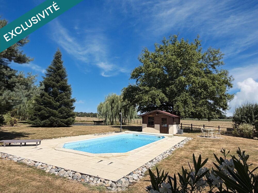 Belle maison style Bressane avec piscine