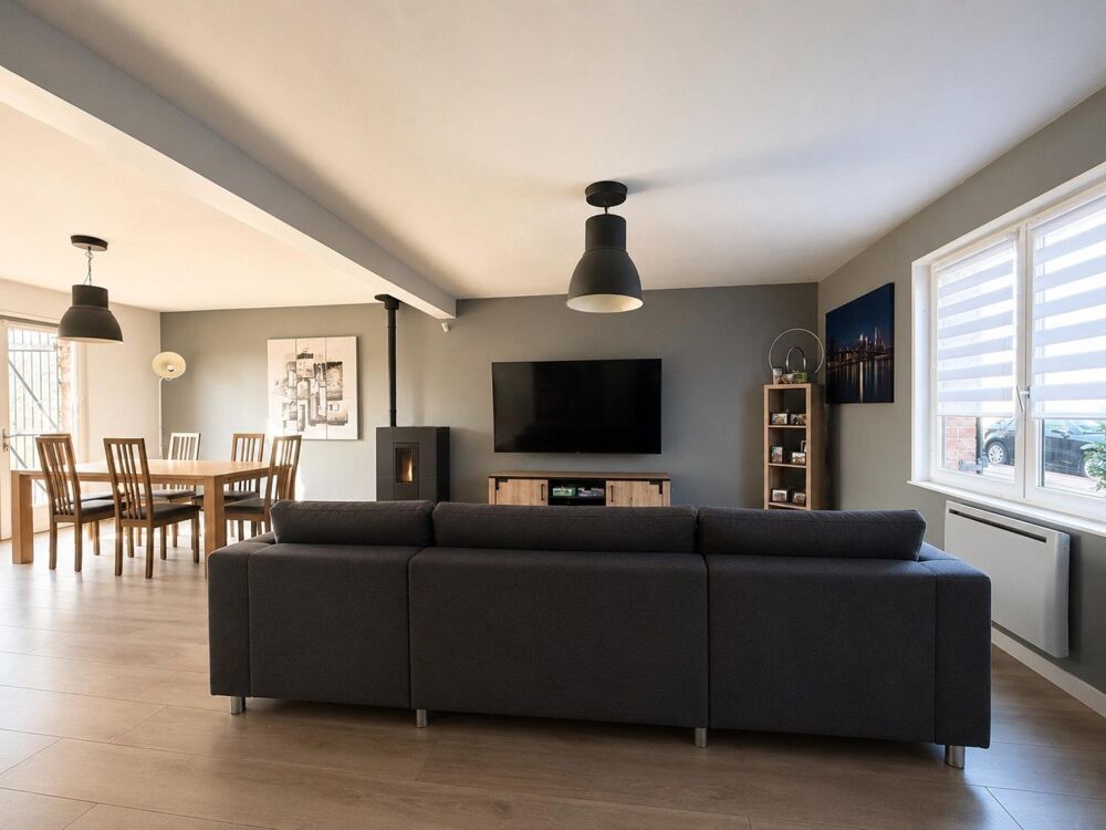 Maison de 109m², 4 chambres, jardin et garage