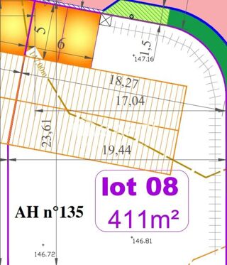  Terrain � vendre 411 m�