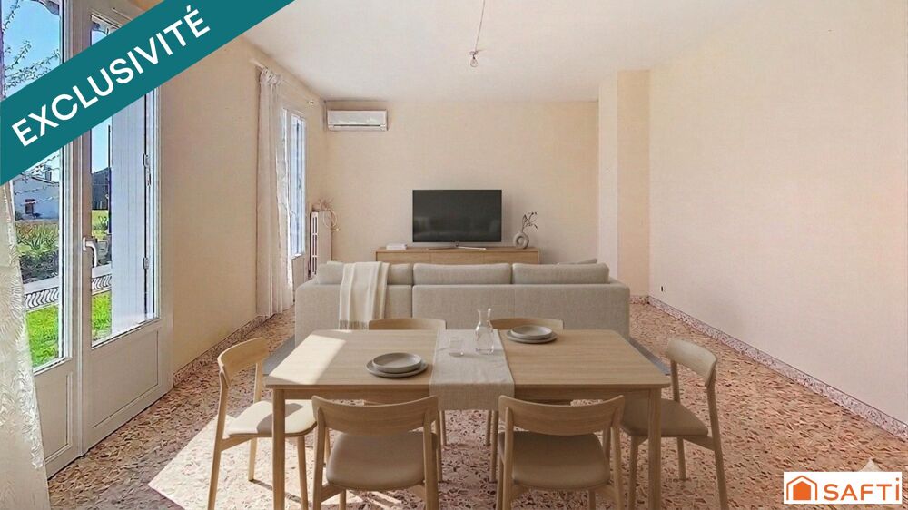 Maison familiale avec 4 chambres, garage et jardin clos