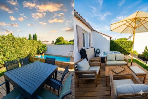   Maison lumineuse avec terrasse spa et piscine au calme absolu Maison - 4 pi�ce(s) - 80 m�