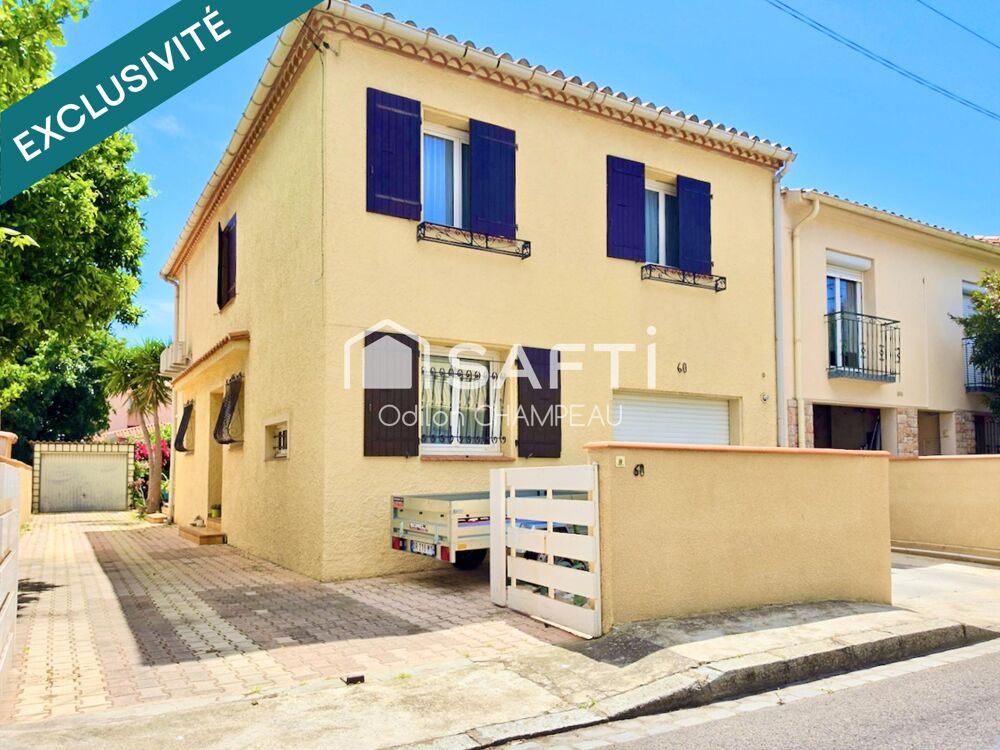 Maison 3 faces 130m2 - 5 chambres avec jardin, garage et panneaux solaires.