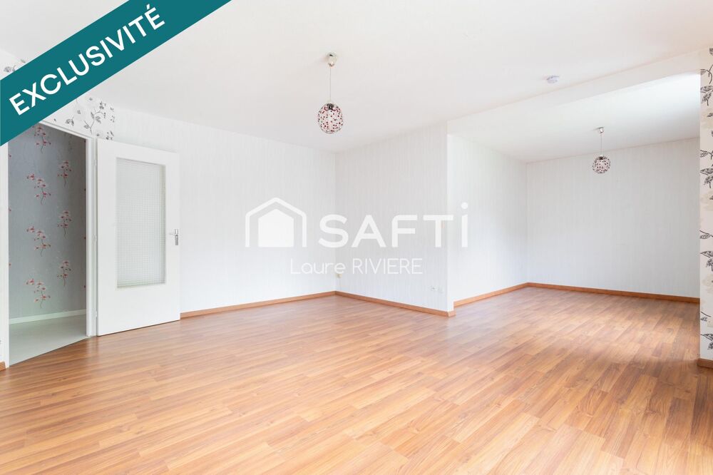 Appartement T4 lumineux avec balcon, et stationnement privatif