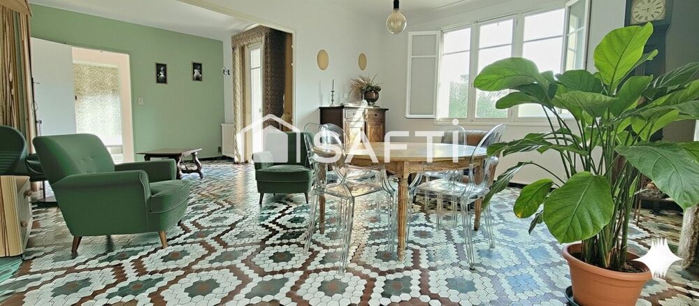 MAISON FAMILIALE 4 CHAMBRES 132 m2, jardin, dépendances