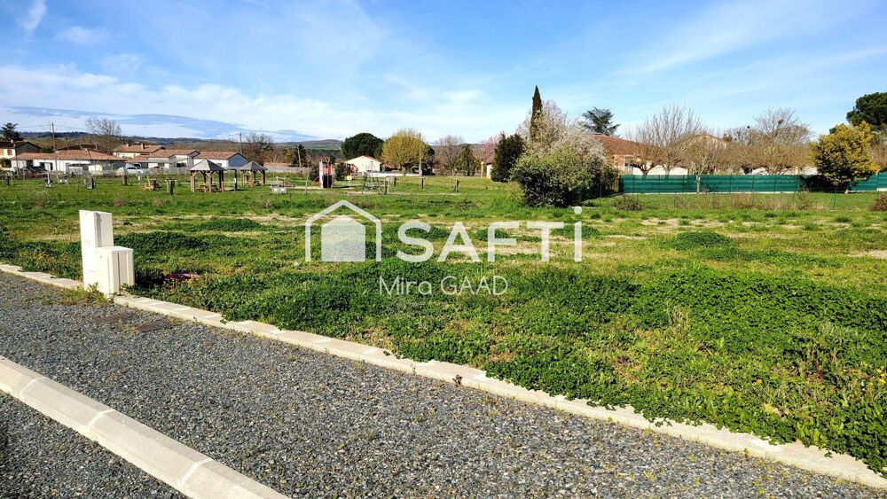 Vente Terrain Terrain plat viabilisé de 716m2 avec tout à l'égout Lavaur