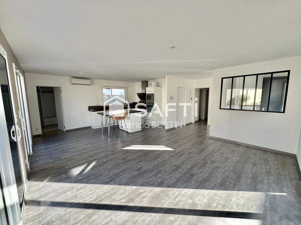 Vente Maison PAVILLON PLAIN PIED 4 CHAMBRES DONT UNE SUITE PARENTALE + GARAGE ET PISCINE  A CHAURAY ! Chauray