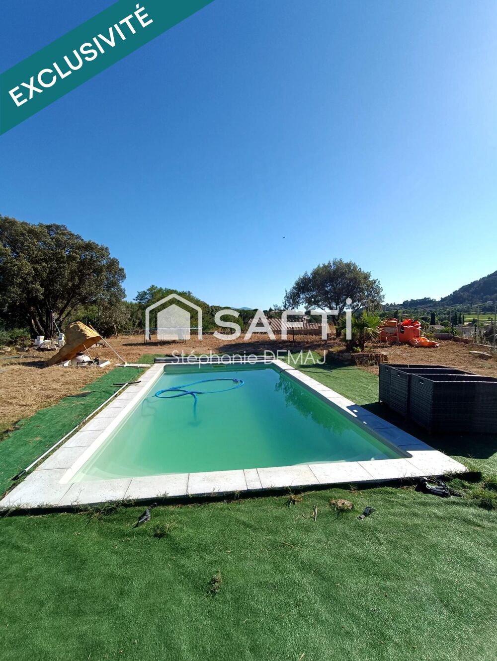 VILLA & VERANDA - PISCINE- Grand GARAGE- CAVE