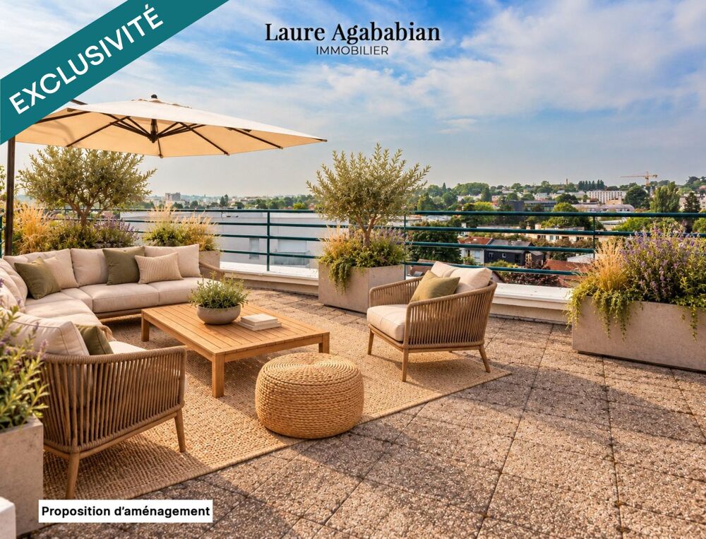 Vente Appartement 5 pièces de 92 m² avec rooftop de 84 m² et 2 box Bagneux