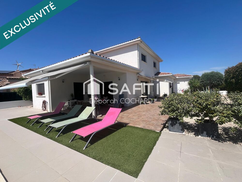 Vente Maison JACOU –Superbe villa contemporaine haut de gamme 150 m² avec piscine, pool-house et terrain de 902 m² sans vis-à-vis Jacou